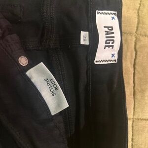PAIGE black tall bootleg skinny fit